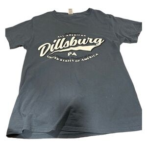 All American Dillsburg PA T-shirt- gray/blue color size small
